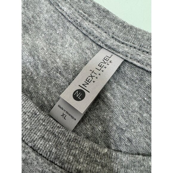 Ferrari RISI Competizione T Shirt Mens XL Long Sleeve Heather Gray Crew New NWOT - Picture 2 of 6